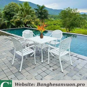 Bộ bàn ghế sân vườn SVAN-GMTBG04-V80T