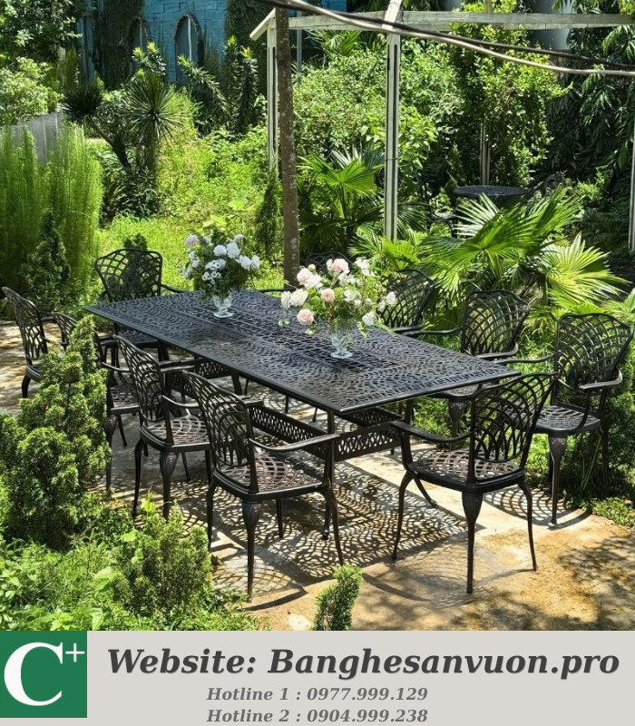 Bộ bàn ghế sân vườn SVAN-GMTBG15-2.5CNN