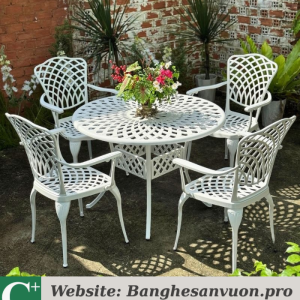 Bộ bàn ghế sân vườn SVAN-GMTBG15-D100T