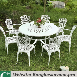 Bộ bàn ghế sân vườn SVAN-GMTBG15-D150T