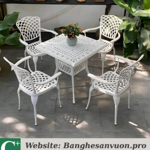 Bộ bàn ghế sân vườn SVAN-GMTBG15-V80T