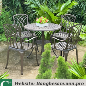 Bộ bàn ghế sân vườn SVAN-GMTBG18-D80C