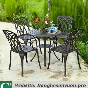 Bộ bàn ghế sân vườn SVAN-GMTBG19-D80C