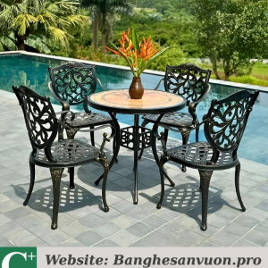 Bộ bàn ghế sân vườn SVAN-GMTBG22-D84M