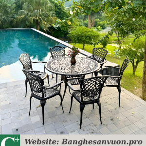 Bộ bàn ghế sân vườn SVAN-GMTBG26-D120N