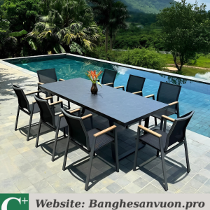 Bộ bàn ghế sân vườn SVAN-GMTBK-2.4M