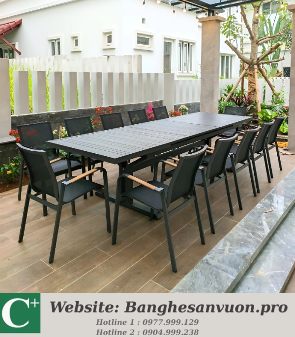 Bộ bàn ghế ngoài trời SVAN-GMTBKD-01