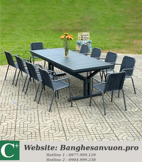 Bộ bàn ghế ngoài trời SVAN-GMTBKD-031