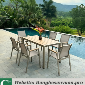 Bộ bàn ghế sân vườn SVAN-GMTBTL-CNC