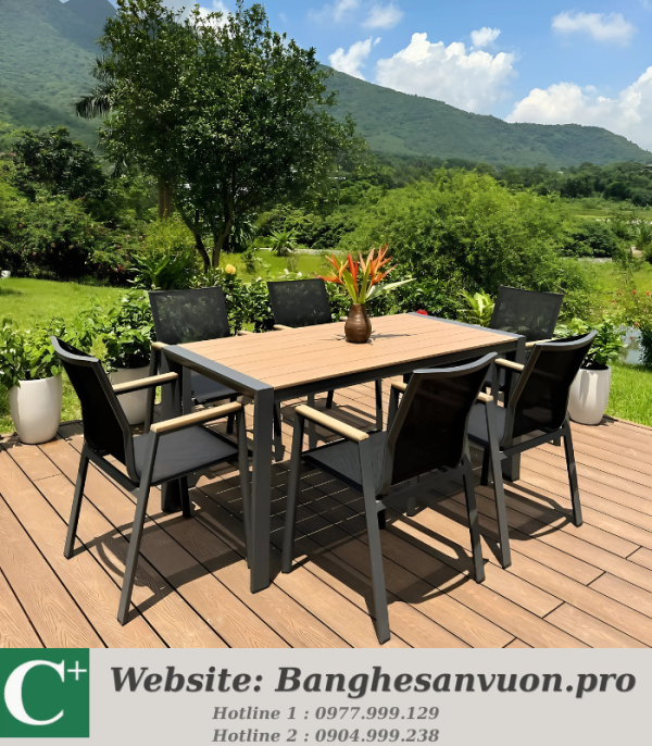Bộ bàn ghế sân vườn SVAN-GMTBTL-CND