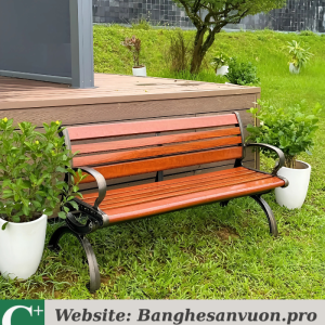 Ghế công viên giả gỗ SVAN-GMTGCV-02