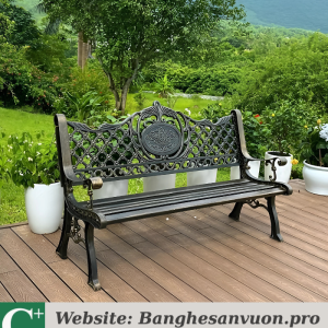 Ghế công viên nhôm đúc SVAN-GMTGCV-06N