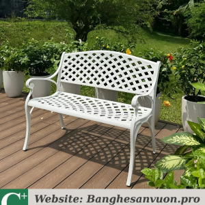 Ghế công viên nhôm đúc SVAN-GMTGCV-09T