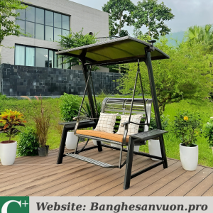 Xích đu nhôm đúc ngoài trời SVAN-GMTXD-2CGN