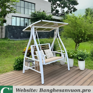 Xích đu sắt ngoài trời SVAN-GMTXD-2CGT