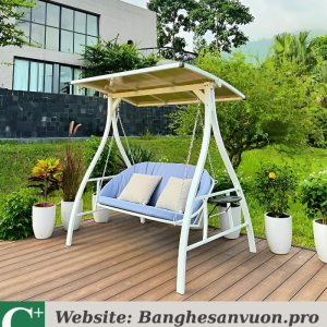 Xích đu sắt ngoài trời SVAN-GMTXD-2CT