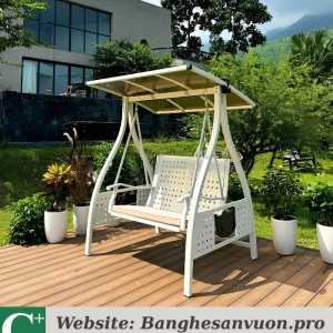 Xích đu sắt ngoài trời SVAN-GMTXD-3AT